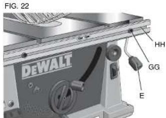 DEWALT DW744X - (Blade Parallel to Miter Slot) - 1