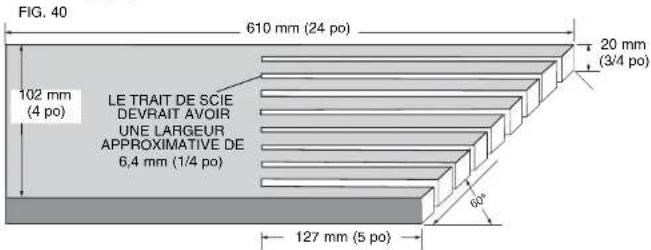 DEWALT DW744X - Construction d'un peigne - 1