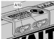 DEWALT DW744X - RéGLAGE DE L'ÉCHELLE DE COUPE (FIG. 1, 10) - 1