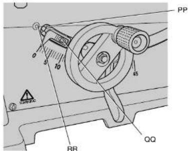 DEWALT DW744X - RéGLAGE DE L'ALIGNEMENT DE LAME (FIG. 22) (Lame parallelle à la fente d'onglet) - 2