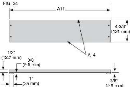 DEWALT DW744X - Narrow Rip Auxiliary Fence (Fig. 34, 36) - 1