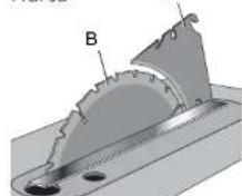 DEWALT DW744X - POSITIONING THE RIVING KNIFE (FIG. 6) - 3