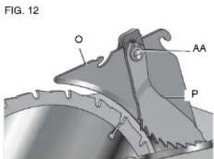 DEWALT DW744X - ANTI-KICKBACK ASSEMBLY (FIG. 11, 12) - 2