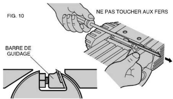 DEWALT DW677 - Remplacement et reglades des lames au carbure (DW677, DW678) - Figures 9 à 12 - 2