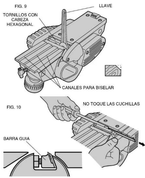 DEWALT DW677 - Como cambiar y ajustar las cuchillas de carburo (DW677, DW678) Figs. 9-12 - 6