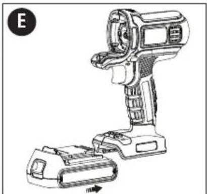 BLACK & DECKER Matrix BDCDMT120IA - 20VOLT MAX\*\* INSERTION ET RETRAIT DU BLOC-PILES DE L'OUTIL - 1