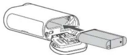 SONY HDRAS30VW - Insertion de la batterie - 2