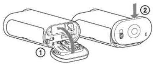 SONY HDRAS30VW - Insertion d'une carte mémoire - 5