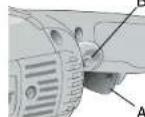 DEWALT D28493N - UTILISATION DE L'INTERRUPTEUR A GACHETTE - 1