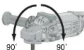 DEWALT D28493N - suette el interruptor de gatillo para asegurar que la herramliente estepagada. - 1