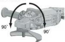 DEWALT D28493N - Positionnement du carter d'engrenages - 2