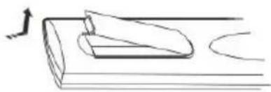 THOMSON THD315TB - Legen Sie Batterien Fern(OPTION) - 1