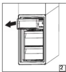 PRIVILEG PVBN 476 XE - Removing the freezer drawer container - 2