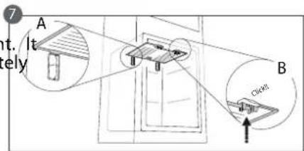 PRIVILEG PVB 486 SE - Procedure to clean the stop frost accessory - 6