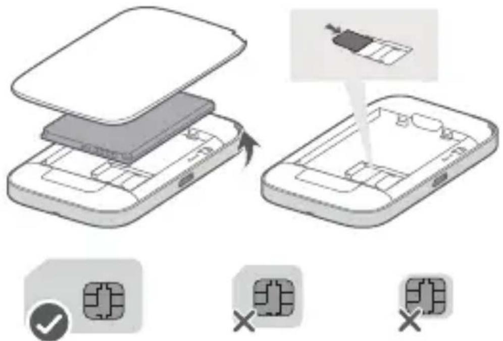 HUAWEI Mobile WiFi 3s - Inserting the SIM Card - 1