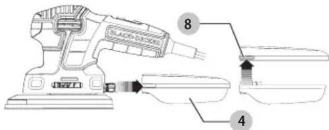 BLACK & DECKER BDEMS600 - Vidange du compartment : - 1