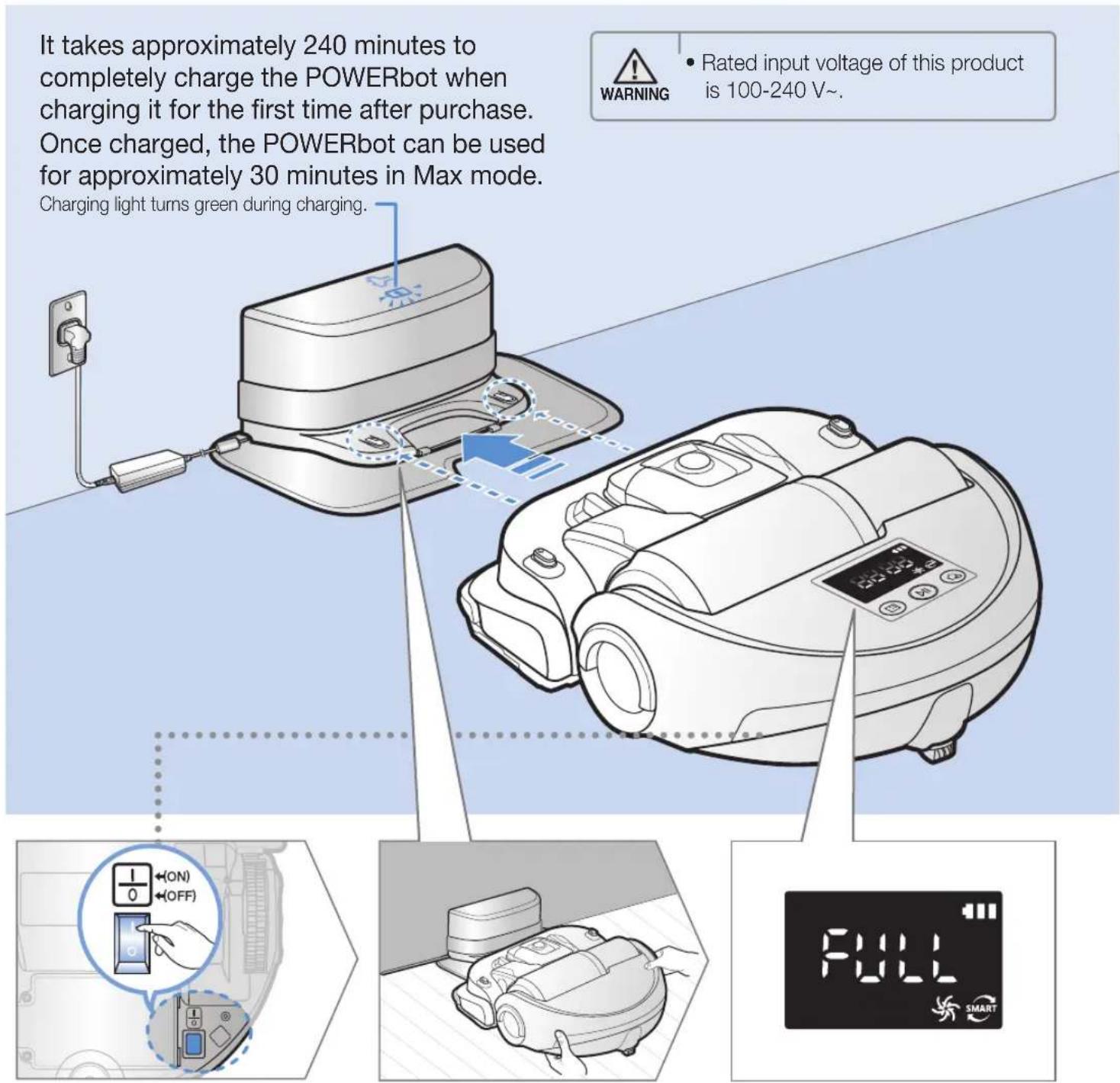 SAMSUNG SR2AK9350WK - Charging - 1