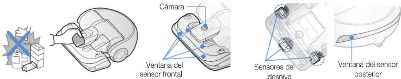 SAMSUNG SR2AK9350WK - Limpieza de los sensores y la CAMERA - 1