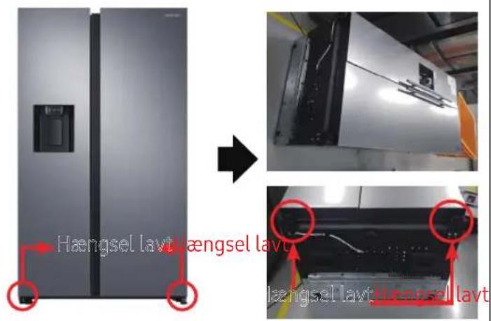 SAMSUNG RS65R5411B4 - Nederste hængsel - 1