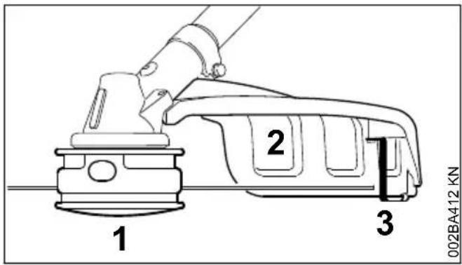 STIHL FS 311 - Wichtige Bauteile deutsch - 2
