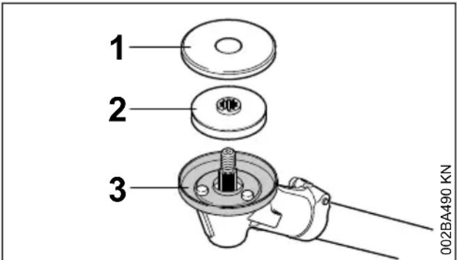 STIHL FS 311 - Beschermring vervangen - 1