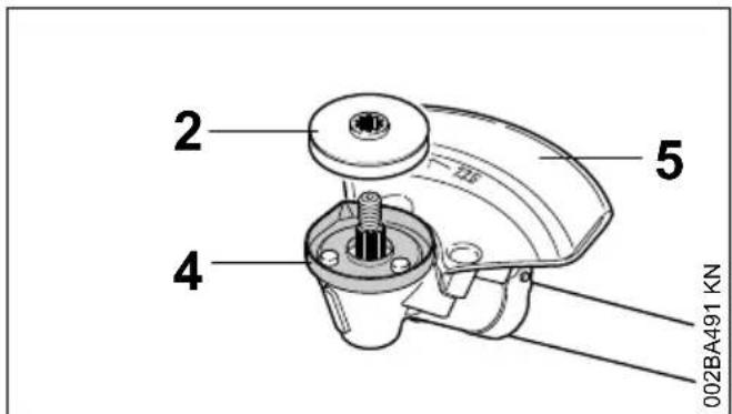 STIHL FS 311 - Beschermring vervangen - 2