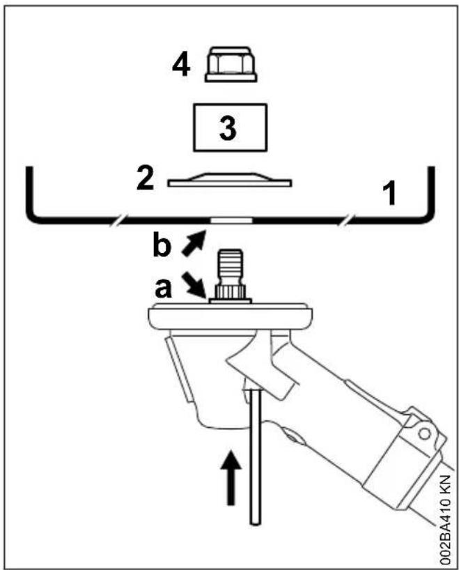 STIHL FS 311 - Häckselmesser 270-2 anbauen - 1