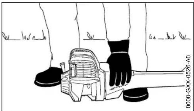 STIHL FS 311 - Anwerfen - 1