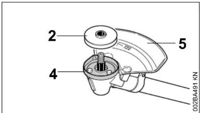 STIHL FS 311 - Schutzring wechseln - 2