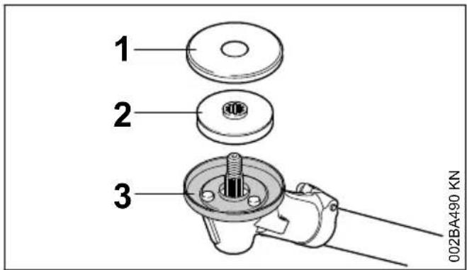 STIHL FS 311 - Remplacement de l'anneau de protection - 1