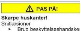 CONSTRUCTA CWD14C00 - Udskifting af dorpakning - 2