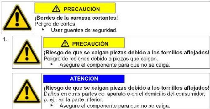 CONSTRUCTA CWD14C00 - Extraer el panel frontal - 1