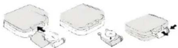 SYLVANIA SB379W - BATTERY INSTALLATION - 1