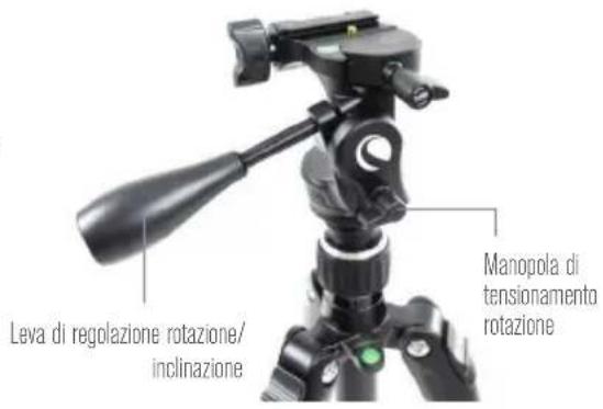 CELESTRON Hummingbird - REGOLAZIONE DELLA TESTA PER RAPIDA ROTAZIONE/INCLINAZIONE - 1