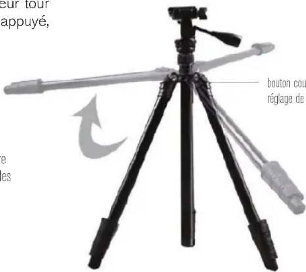 CELESTRON Hummingbird - RÉGLER L'ANGLE DES PIEDS - 1