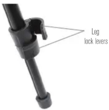 CELESTRON Hummingbird - ADJUSTING THE LEG LENGTH - 1