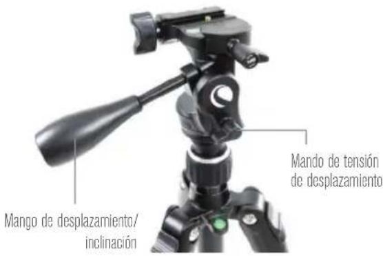 CELESTRON Hummingbird - AJUSTE DEL CABEZAL DE DESPLAZAMIENTO/INCLINACIÓN DE ACCIÓN RÁPIDA - 1