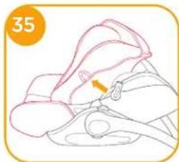 Joie iLevel - Destacar Capô e Almofada do Assento - 8