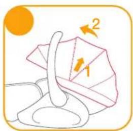 Joie iLevel - Kap gebruiken - 2