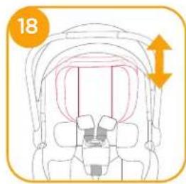 Joie iLevel - Height Adjustment for Head Support and Shoulder Harnesses - 4