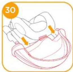 Joie iLevel - Detaching Hood and Seat Pad - 3