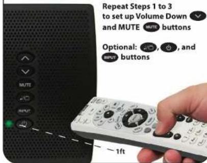 BOSTON ACOUSTICS TVee Model 25 - Programming your soundbar - 6