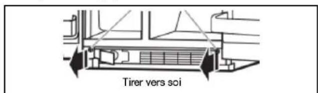 AMANA ASI2575GRS - Démontage des portes et charnières. - 3