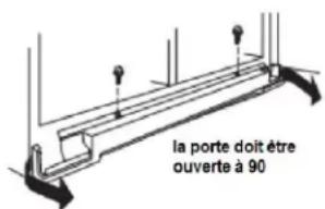 AMANA ASI2575GRS - Fermetre, mise à niveau et alignment des portes - 1