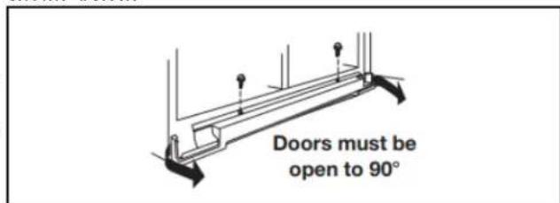 AMANA ASI2575GRS - Remove Doors and Hinges - 2
