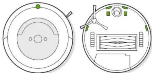 IROBOT Roomba e6 - Nettoyer les capteurs et les contacts de chargement - 1