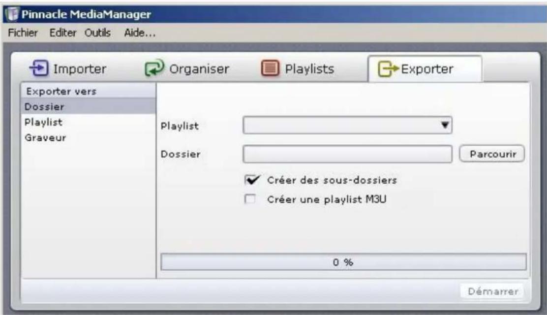 Avid ShowCenter - Onglet Exporter - Présentation - 1