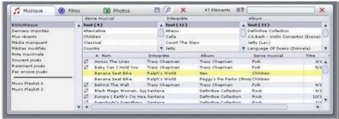 Avid ShowCenter - Statut des fichiers - 1