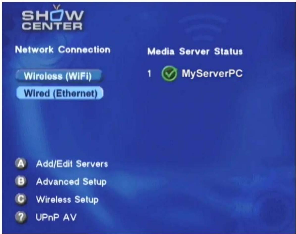 Avid ShowCenter - Configuration d'une connexion réseau - 1