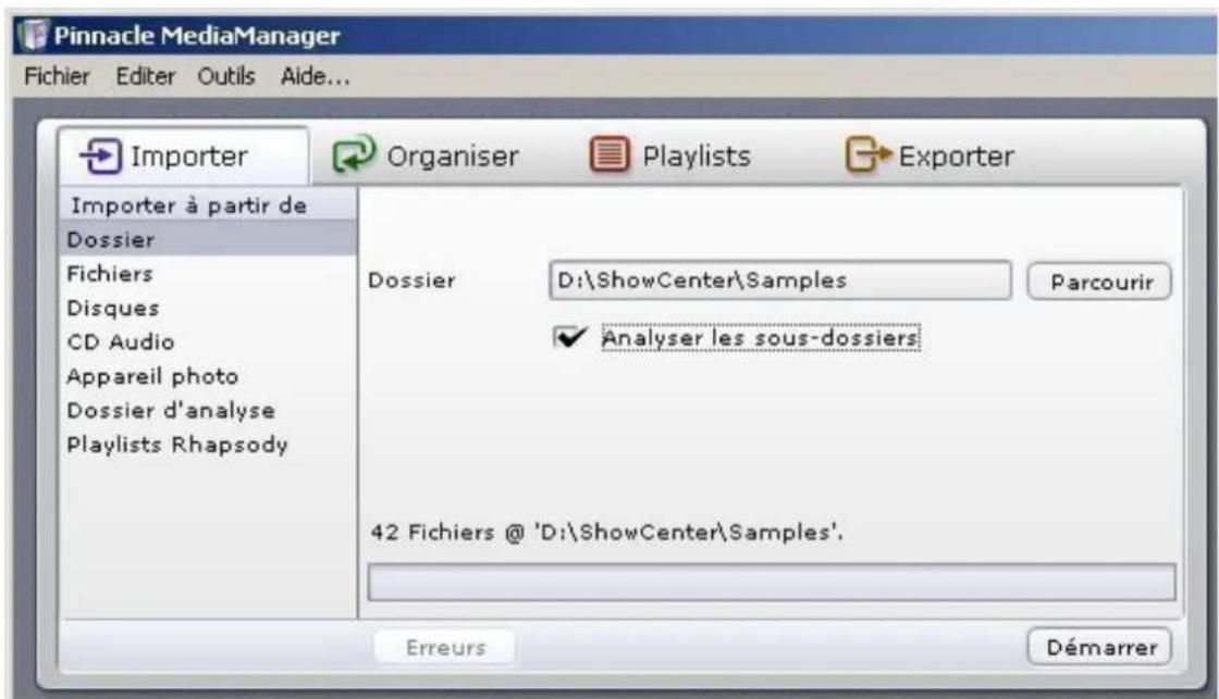 Avid ShowCenter - Importer - Dossier - 1